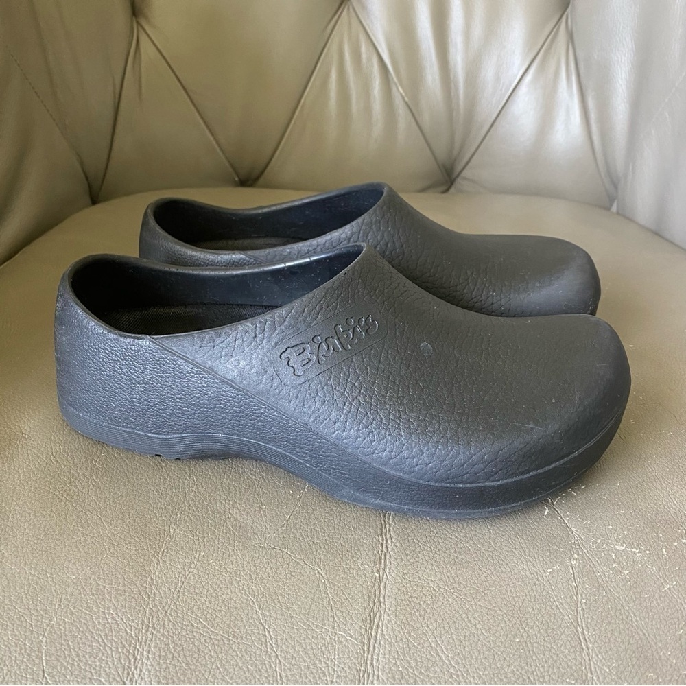 Birkenstock Black Profi Birki Unisex Clogs Shoes Waterproof Size 38 L-7 M-5